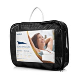 LUMALAND Sonnensegel 100% HDPE mit Stabilisator für UV-Schutz - Rechteck 4 x 5 Meter - Schwarz, verpackt in Tasche.