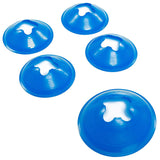 #DoYourFitness Hütchenset (25 Stück) inkl. Transportständer, flexible blaue Markierungshütchen 19 cm Durchmesser für Agility Training.