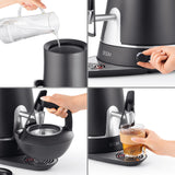 BEEM Samowar Amira mit Dispenser 10l - 2000W - schwarz matt, energiesparend, praktischer Teebereiter mit Dispenserfunktion.
