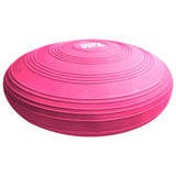 World Fitness Ballsitzkissen "Blowup" - Inkl. Pumpe - Ø 33 cm - Pink ergonomisches Balancesitzkissen mit rutschfester Oberfläche.