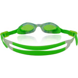 #DoYourSwimming Kinder-Schwimmbrille Flippo Grün/Weiß mit 100% UV-Schutz und Antibeschlag, robust und komfortabel.