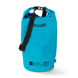 Where Tomorrow Dry Bag 30L - Style 01 - Himmelblau, wasserdichter und robuster Outdoor-Rucksack mit verstellbarem Schultergurt.