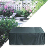 LUMALAND Abdeckplane für Gartenmöbel 240x140x90 cm, wasserdicht, reißfest, grün/grau, schützt vor Regen, Schnee, UV-Strahlen.