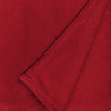 LUMALAND Kuscheldecke - 220x240 cm in Bordeaux aus weichem Coral-Fleece, pflegeleicht und vielseitig als Sofadecke und Tagesdecke.