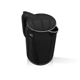 MAXXMEE Wasserkocher mit LED-Temperaturanzeige, 1,7 l Fassungsvermögen, schwarz, doppelwandig, Touchdisplay, Edelstahl innen.