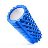 #DoYourFitness Faszienrolle "Anasuya" in Blau, Massagerolle für effektives Faszientraining und Tiefenmassage mit Trainingsplan.