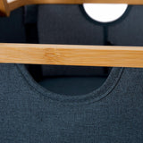 LUMALAND Bambus-Rahmen-Aufbewahrungskorb - 2er-Set - Blau, faltbar mit stabilem Bambusrahmen und praktischen Tragegriffen.