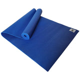 #DoYourYoga Fitnessmatte Yogamatte "Annapurna Comfort" in Blau, 183x61 cm, rutschfest und komfortabel für Pilates und Fitnessübungen.