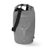 #DoYourOutdoor Dry Bag 30L - Grau wasserdichter, robuster Outdoor-Rucksack mit Rolltop-Verschluss und verstellbarem Schultergurt.