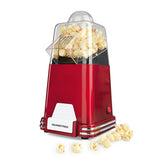 GOURMETmaxx Popcorn-Maschine Retro-Design, Luftzirkulation, 1-2 Min, süß oder salzig, bis 60 g Mais, ohne Öl.