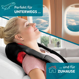 VITALmaxx Shiatsu Nackenmassagegerät mit 8 Massagebällen zur Entspannung von Nacken und Schultern zu Hause und unterwegs.