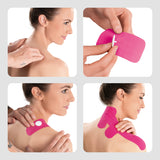 Anwendung des TRIGGin Triggerknopf "Intense" zur Linderung von Verspannungen durch gezielte Platzierung am Schmerzpunkt.