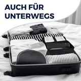 CLEANmaxx Hemdenbügler PRO KOMPAKT in Schwarz/Silber, kompakt und ideal zum automatischen Bügeln auch für unterwegs.