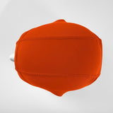 #DoYourSwimming Badekappe aus Stoff für Erwachsene & Jugendliche in Orange, leichte Lycra-Schwimmhaube für Schnorchler und Taucher.