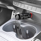 MAXXMEE Power-Taschenlampe 3,7V schwarz - 2er-Set mit robustem Gehäuse und vielseitigen Leuchtmodi für Outdoor und Notfälle.