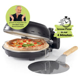 Rachs KOCHWERK Pizza Maker inkl. herausnehmbarem Pizzastein & Pizza-Heber für krosse Pizza in nur 4 Minuten.