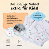cuci cuci Näh-Baukastenset Motiv: Pferd Pepper, Komplettset für Kinder ab 5 Jahren, fördert Kreativität und erste Näherfolge garantiert.