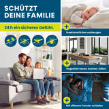 HOBERG Insekten- & Pollenschutzgitter mit Magnetbefestigung für Fenster schützt vor Insekten und Pollen bei offenem Fenster.