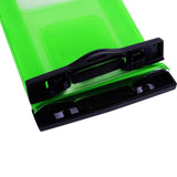 #DoYourSwimming Schutzhülle Beachbag grün, wasserdichte Tasche schützt Smartphone und Tablet sicher vor Wasser und Schmutz am Strand.