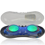 #DoYourSwimming Schwimmbrille Barracuda blau mit 100% UV-Schutz, Antibeschlag und robustem Silikonband im Hart-Kunststoff-Etui