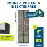HOBERG Insekten- & Pollenschutzvorhang für Wohnwagen 60x195 cm, schützt vor Mücken, Pollen und hält Insekten fern.
