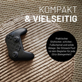 LUMALAND Sitzsack Pouf Cord - Beige, kompakt und vielseitig als Sitzhocker, Fußschemel oder Ablage nutzbar mit weichem Cord-Bezug.