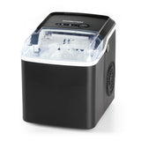 GOURMETmaxx Eiswürfelbereiter - schwarz mit 1,3-L Wassertank, zwei Eiswürfelgrößen und schnellem Eisbereiten in ca. 8 Minuten.