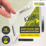 EASYmaxx Insect Protect Insektenschutzgitter mit Magnet für Fenster bis 150x180cm, einfache Montage dank 12 Magneten, starker Halt.