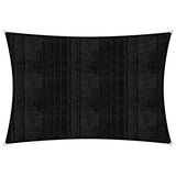 LUMALAND Sonnensegel 100% HDPE mit Stabilisator für UV-Schutz, Rechteck 4 x 5 Meter, schwarz, reißfest und pflegeleicht.
