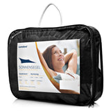 LUMALAND Sonnensegel 100% HDPE mit Stabilisator UV-Schutz Quadrat 5x5 Meter schwarz, robust und reißfest verpackt.