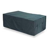 LUMALAND Abdeckplane für Gartentisch 183x114,3x67,3 cm grün/grau, wasserdicht, UV-geschützt, reißfest, mit Tragegriffen.