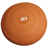 World Fitness Ballsitzkissen "Blowup" - Inkl. Pumpe - Ø 33 cm - Orange ergonomisches Balancekissen für komfortables Sitzen und Training.