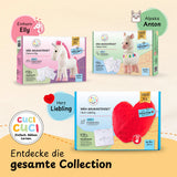 cuci cuci Näh-Baukastenset Motiv: Pferd Pepper für Kinder ab 5 Jahren, Komplettset für erste Näherfolge mit Nähanleitung und Materialien.