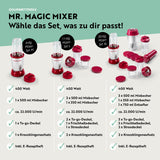 GOURMETmaxx Mr. Magic Power 400 Pro mit Zubehörset M – kompakter Standmixer mit 400 Watt, 500 ml Mixbecher, To-go-Deckel, Edelstahl-Kreuzklingenaufsatz.