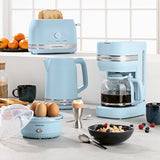 GOURMETmaxx Wasserkocher 1,7l Blau kabellos 360° drehbar mit Wasserstandsanzeige, Abschaltautomatik und Kalkfilter.