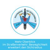 freibeik advanced - Das bewegliche Sattelgelenk 2.0 für mehr Überblick und erweiterte Beweglichkeit beim Schulterblick im Straßenverkehr.