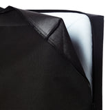 LUMALAND Matratzen-Aufbewahrungstasche 160x200x25cm in Schwarz mit Reißverschluss und Tragegriff für platzsparende Lagerung.