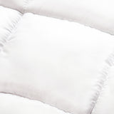 LUMALAND Comfort Line Matratzenauflage 200x200 cm, gesteppter weißer Matratzenschoner, extra soft, elastische Gummizüge, waschmaschinenfest.
