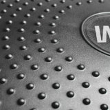 World Fitness Ballsitzkissen "Blowup" - Inkl. Pumpe - Ø 33 cm - Schwarz mit Noppenstruktur für Komfort und Massageeffekt beim Sitzen.