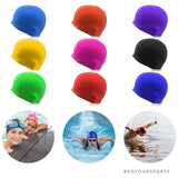 #DoYourSwimming Badekappe aus Stoff für Erwachsene & Jugendliche in verschiedenen Farben, leicht, dehnbar und komfortabel.