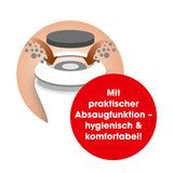 VITALmaxx Hornhautentferner mit Saugfunktion inkl. Akku & USB-Kabel – hygienische Absaugung von Hautpartikeln ohne Klingen, kabellos und sicher.