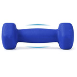 #DoYourSports Hantelset Gusseisen mit Neoprenbeschichtung 3 kg, blau, rutschfest, ideal für Krafttraining und Fitnessübungen.