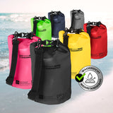Where Tomorrow Dry Bag 5L - Style 01 - Schwarz, wasserdichter, robuster Dry Bag für Outdoor-Abenteuer und sicheren Schutz der Wertsachen.