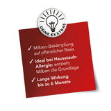 MAXXMEE Anti-Milbenspray - 250 ml mit pflanzlicher Milbenbekämpfung, ideal bei Hausstaub-Allergie, Wirkung bis zu 6 Monate.