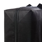 LUMALAND Matratzen-Aufbewahrungstasche 160x200x25cm in Schwarz mit Reißverschluss und Tragegriff, platzsparend und langlebig.