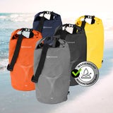 #DoYourOutdoor Dry Bag 30L - Grau wasserdichter, robuster Dry Bag mit Rolltop-Verschluss und verstellbarem Schultergurt für Outdoor-Abenteuer.