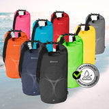 #DoYourOutdoor Dry Bag 20L - Schwarz wasserdichter, robuster Dry Bag mit UV-Schutz ideal für Outdoor-Abenteuer und sicheres Verstauen.