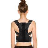 MAXXMEE Rückenkorrektor mit Gelpad S/M in Schwarz, verstellbar, zur Unterstützung der Körperhaltung und mit komfortablem Material.