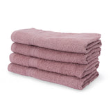 LUMALAND Premium Frottee-Handtuch - 50 x 100 cm - 4er Set - Lavendel, weiche Baumwolle, hohe Wasseraufnahme, pflegeleicht und langlebig.