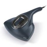 N8WERK Milbensauger in der Nordic Night Edition mit HEPA 11-Filter und UV-C-Licht zur Desinfektion von Matratzen und Bettwaren.